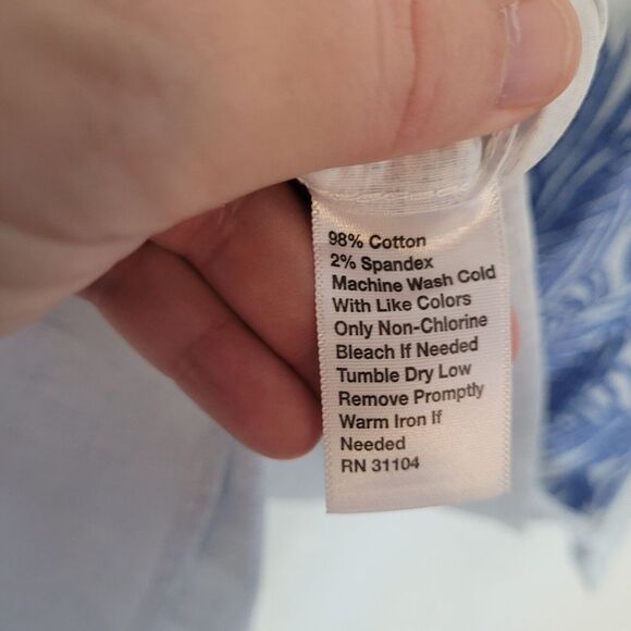 Saddlebred Men's XL Classic Fit Button Short Sleeve Hawaiian Camp Shirt - Picture 4 of 10